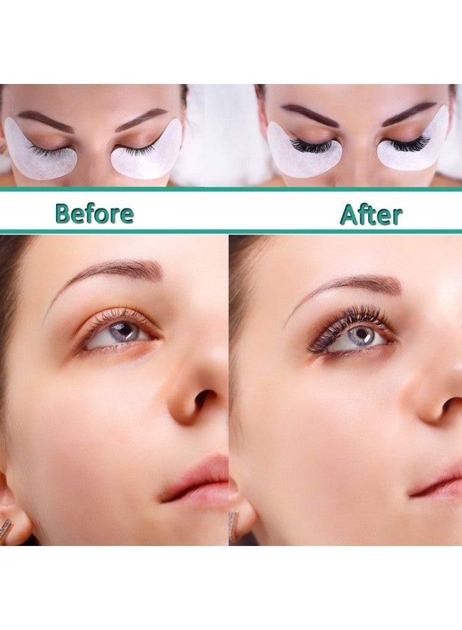 50 Pairs تحت رفادة عين رمش تمديد جل بقع الوبر الحرة لتقوم بها بنفسك كاذبة لاش تمديد الجمال ماكياج هيدروجيل هلام العين بقع - Image 5