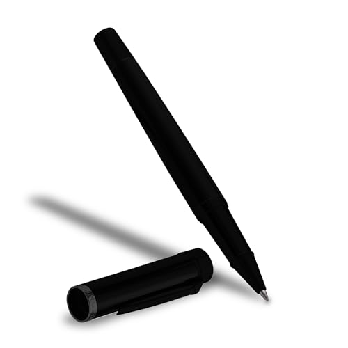 Ellington Pens Luxury Rollerball Pen Set - Smooth Writing, Elegant Design, Quick-Drying, Refillable Liquid Ink, 2 Refills (Black, Blue), Ideal for Professionals, Students - Image 1