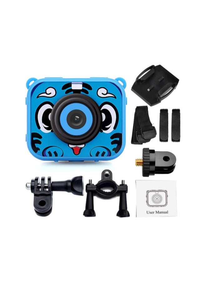 null - Kids Digital Video Camera,Action Sports Camera 1080P 12MP Waterproof 30M Built-in Lithium Battery New Year Present - Image 1