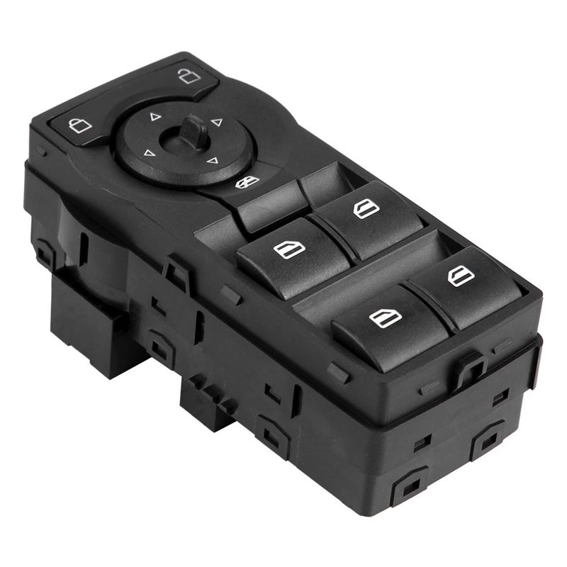 Black Master Power Window Control Switch with Red Illumination for Holden Commodore VE - Image 1