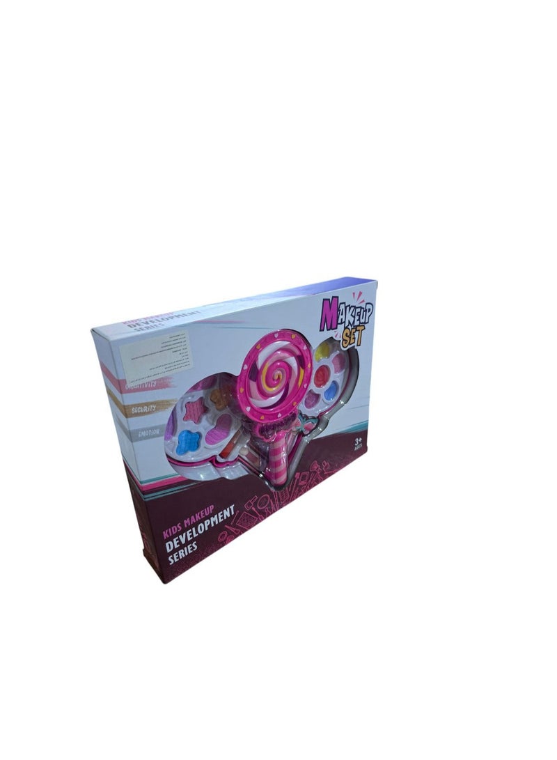 لعبة مكياج اطفال حقيقي (تاتي باللوان متعددة) - هدية عيد ميلاد مناسبة للبنات الصغيرة - لعبة الميكب - مجموعة مكياج ريال للاطفال العاب مكياج قابلة للغسل للاطفال - مجموعات مكياج محمولة للأطفال للبنات، هدايا عيد الميلاد - مستحضرات التجميل للبنات، لعبة تجميل امنة بلاستيكية للاطفال، العاب بناتي للمكياج، يمكن تقديمها كهدية - مستحضرات تجميل قابلة للغسل، حقيقي للعب الأطفال - Image 2