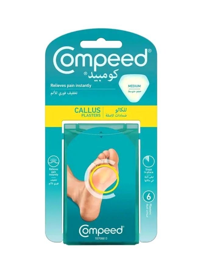 Compeed Callus Plasters, M, 6 Pcs