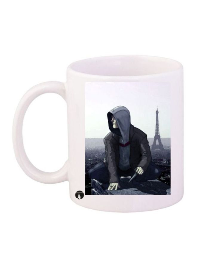 RKN Assassin's Creed Printed Coffee Mug White/Grey - Image 1