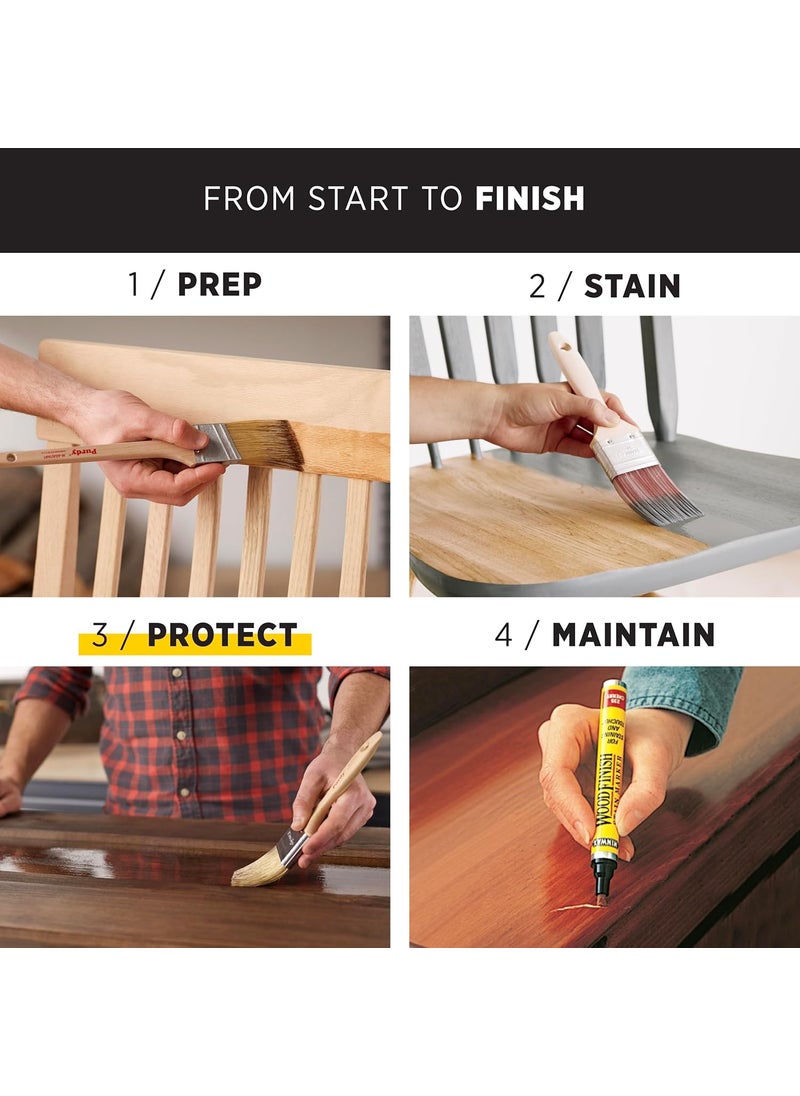 Minwax Minwax Fast Drying Polyurethane Spray Protective Wood Finish Clear SemiGloss 115 oz Aerosol CanPackaging May Vary  - Image 5