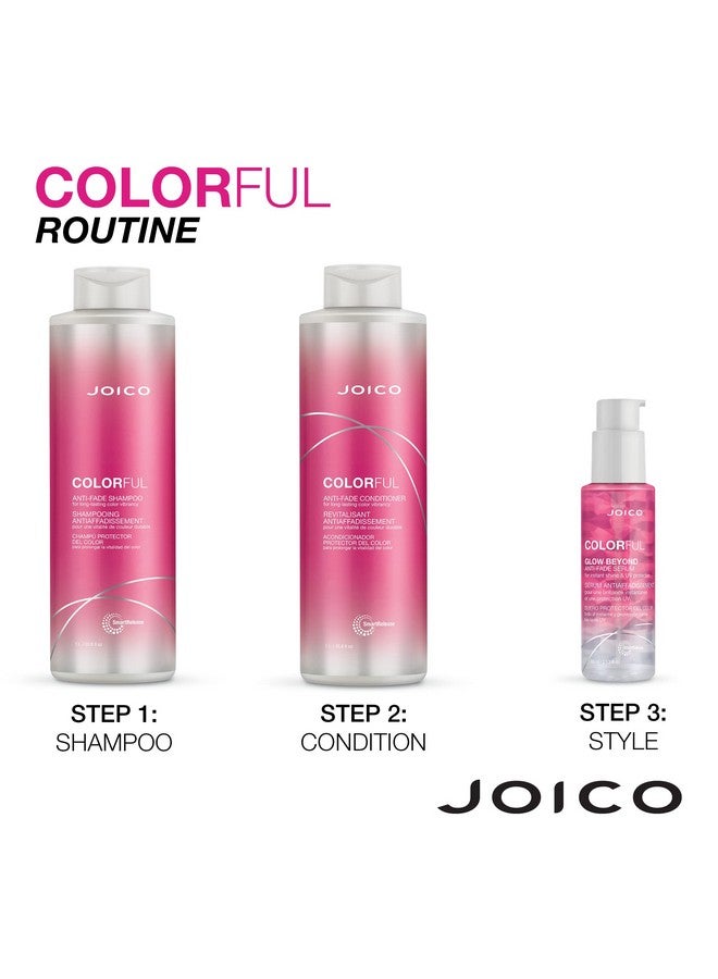 Joico Colorful Anti-Fade Shampoo | For Color-Treated Hair | Preserve Hair Color & Vibrancy | Boost Shine & Reduce Breakage | Sulfate Free | With Camellia Oil & Pomegranate Extract | 33.8 Fl Oz - Image 4