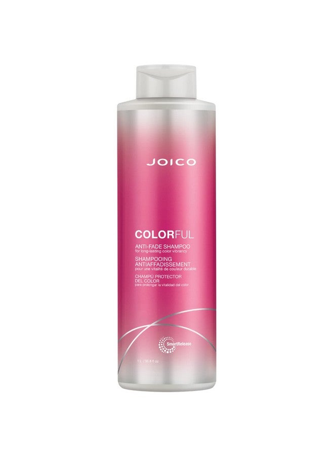 Joico Colorful Anti-Fade Shampoo | For Color-Treated Hair | Preserve Hair Color & Vibrancy | Boost Shine & Reduce Breakage | Sulfate Free | With Camellia Oil & Pomegranate Extract | 33.8 Fl Oz - Image 1