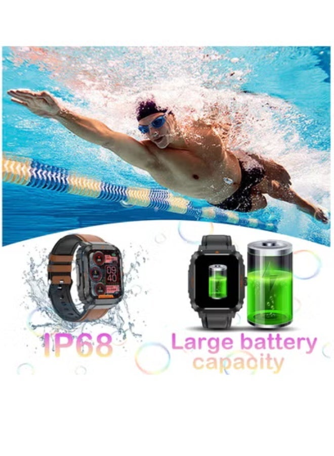 Blood Sugar Monitoring Smart Watch with ECG, HRV, Heart Rate, Blood Oxygen & Blood Pressure Tracking – 1.92" Bluetooth Call Fitness Smartwatch for Men & Women Compatible with Android/iPhone - Image 4