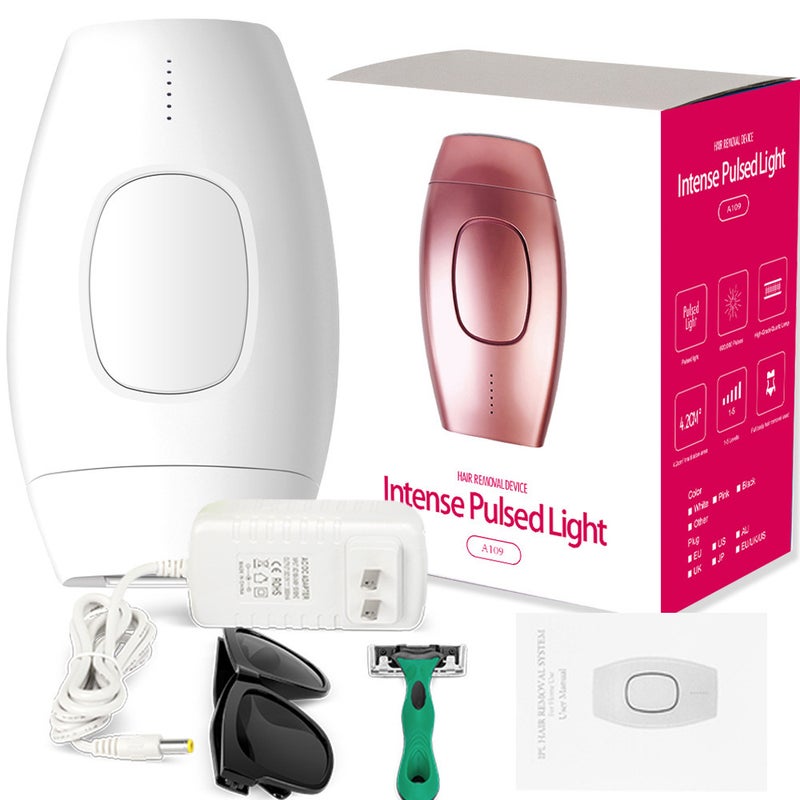 Mini Intense Pulse Laser Hair Removal Instrument Household Ponic Skin Rejuvenation Beauty Instrument Freezing Point Painless Hair Shaving Instrument For Women - Image 1