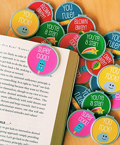 Fun-N-Nuf Fun & Trendy Kids Bulk Bookmarks for Kids -75 Pack - Bulk Bookmarkers for Kids Girls Boys. Perfect for School Student Incentives – Reading Incentives - Party Favor Prizes - Classroom Reading Awards - Image 2