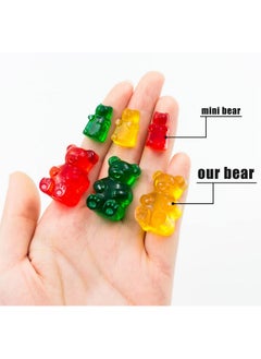 Warm time Large Gummy Bear Mold Candy Molds, Silicone Gummy Molds Chocolate Molds Bpa Free With 3 Droppers, Set Of 3  - Image 4