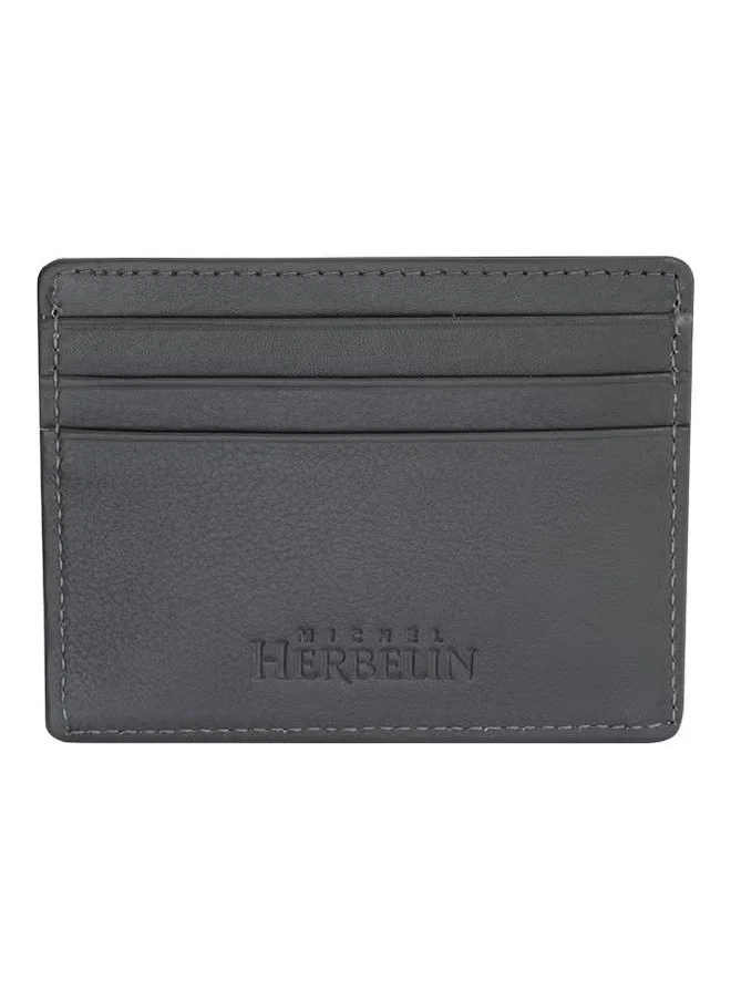 MICHEL HERBELIN Credit Card Case Olive Green