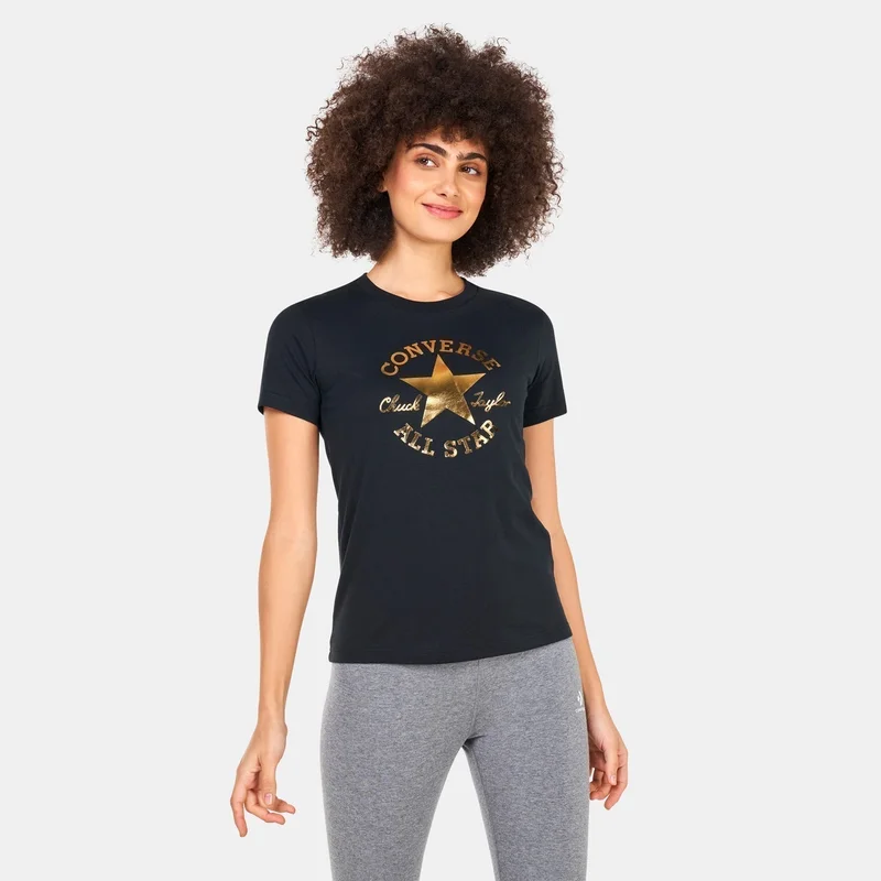 CONVERSE Women's Metallic Chuck Taylor T-Shirt