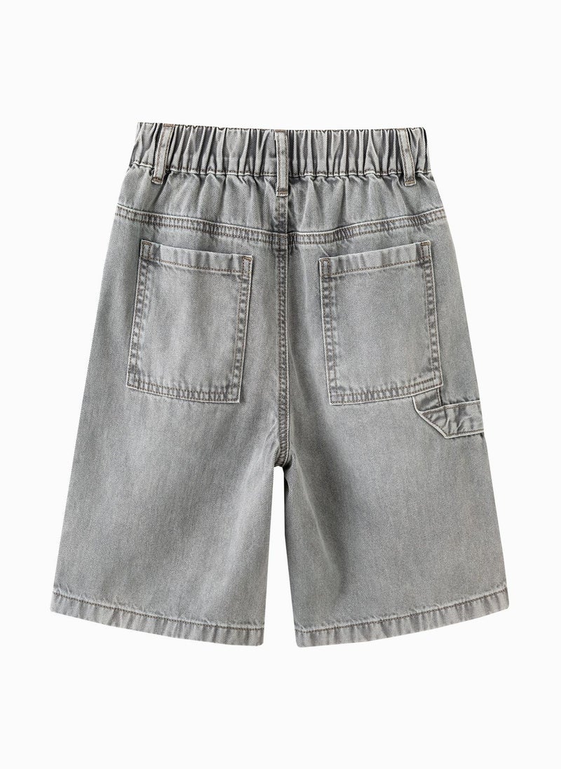 Balabala Kids Boys Denim middle pants - Image 2