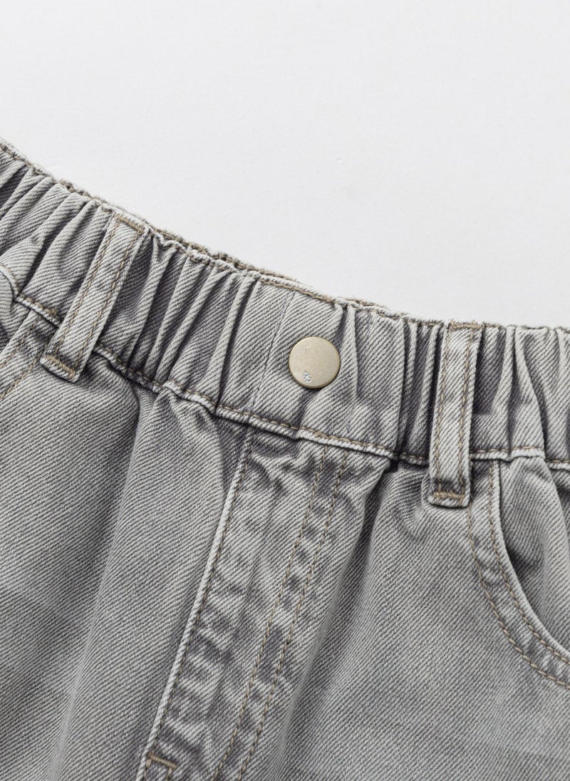 Balabala Kids Boys Denim middle pants - Image 3