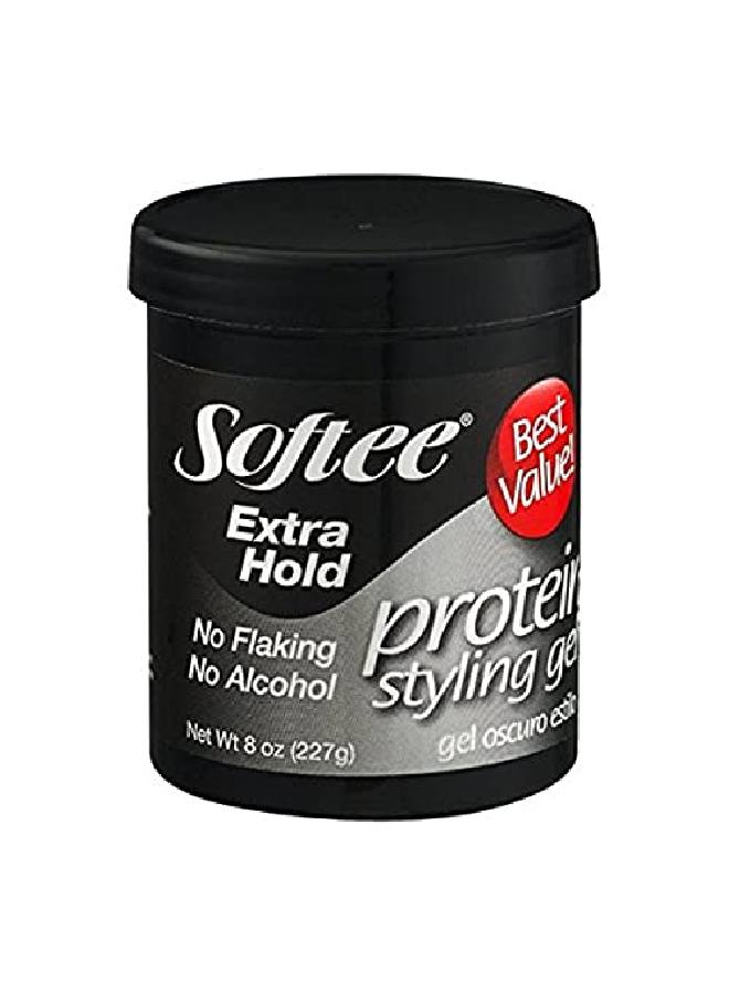 Softee extra hold protein styling gel 8 oz - Image 2