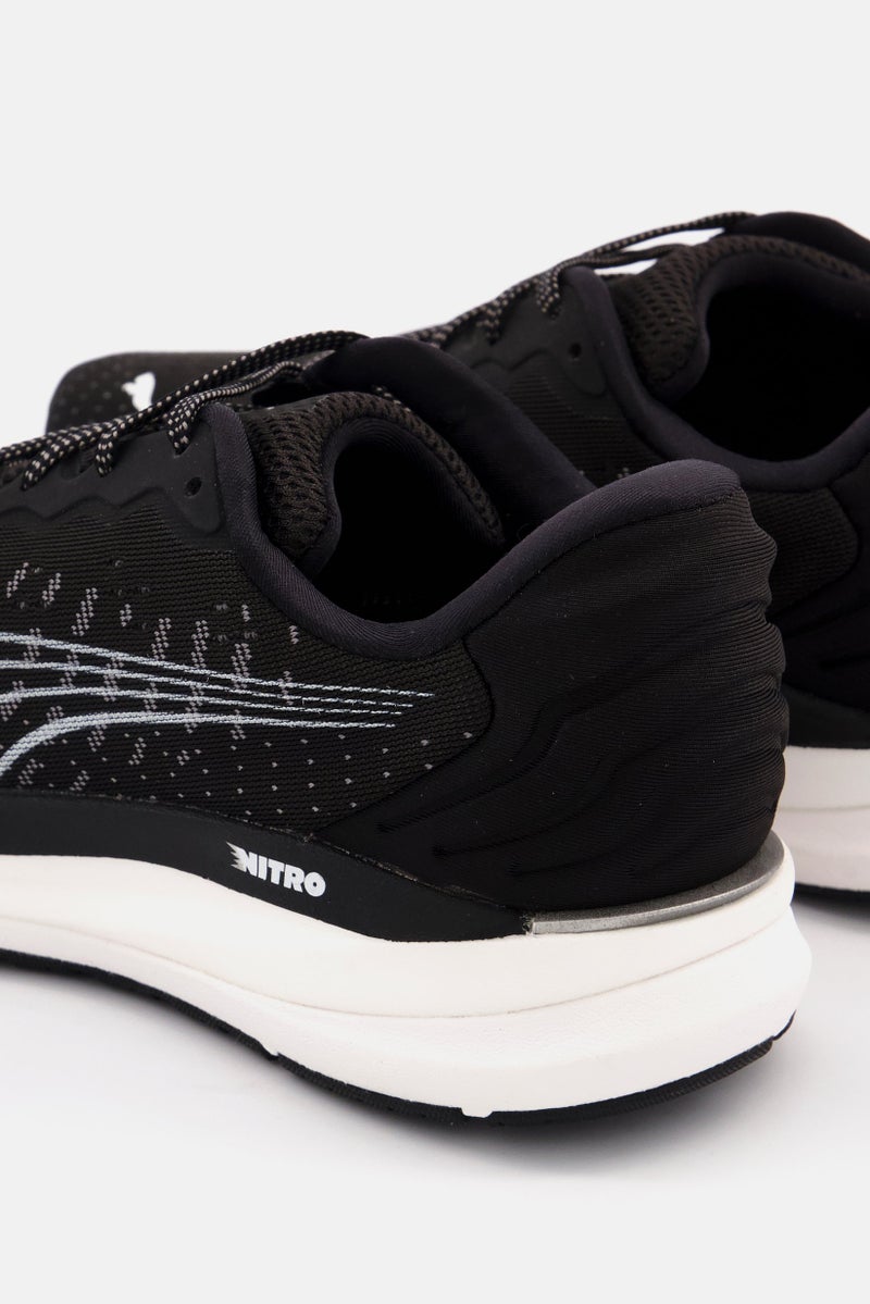 PUMA أحذية نيترو ماغنيفايد للنساء، سوداء، مزودة بأربطة - Image 4