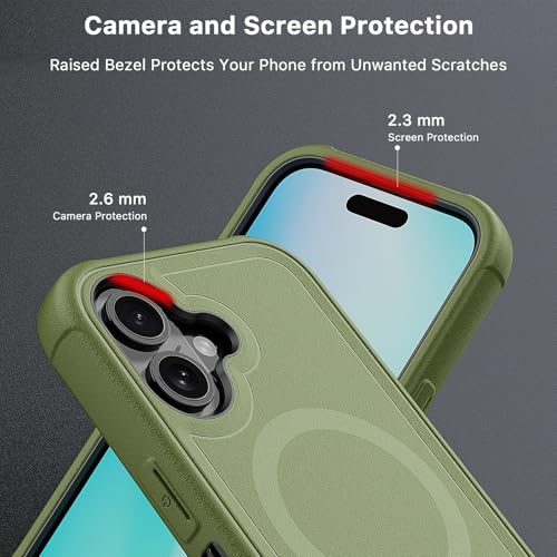 M MYBAT PRO Maverick Series for iPhone 16 6.1 Case with Belt Clip Holster,[Compatible with Magsafe] w/Screen Protector,Anti-Drop,Shockproof,with 360°Rotating Kickstand,Heavy Duty Protection - Image 5