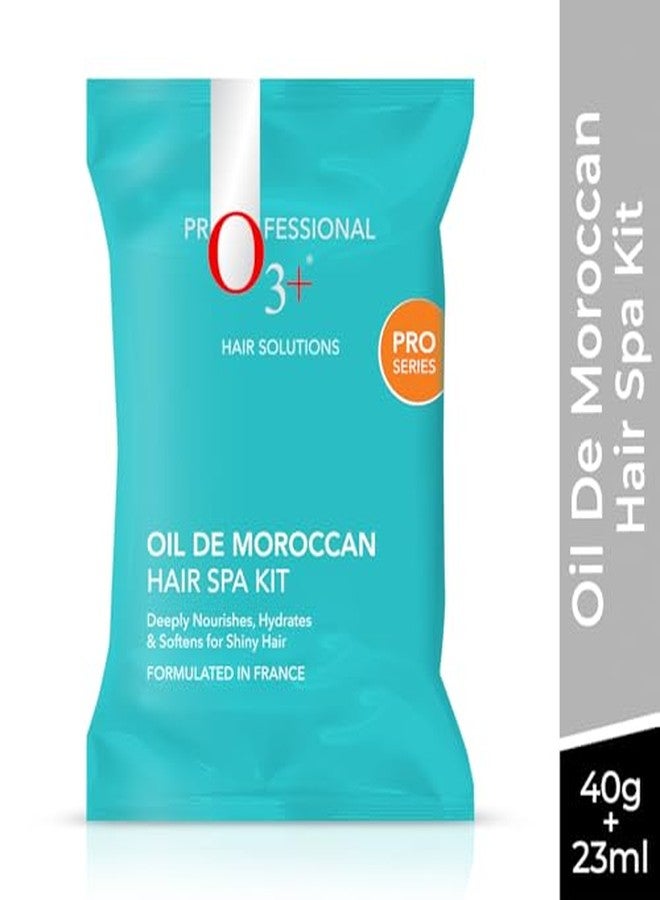 O3+ Oil De Moroccan Hair Spa Kit With Argan Oil Hair Mask For All Hair Type | 40gm+23ml - Image 4