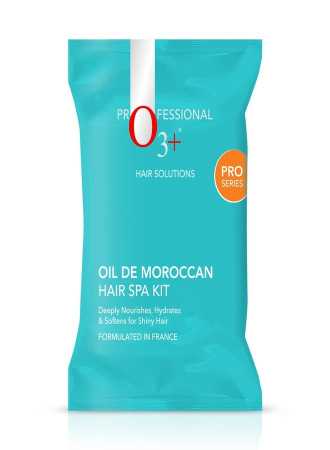 O3+ Oil De Moroccan Hair Spa Kit With Argan Oil Hair Mask For All Hair Type | 40gm+23ml - Image 1