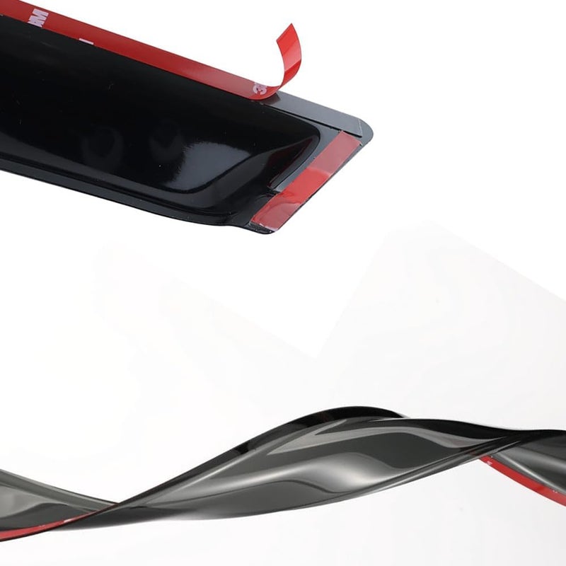 Puermto 34inch 880mm Universal Sun roof Wind Deflector,1pcs Dark Smoke Auto Moonroof Window Visor for Deflecting Rain, Noise and Windy Weather with Waterproof Double Side Tape RN88 - Image 5