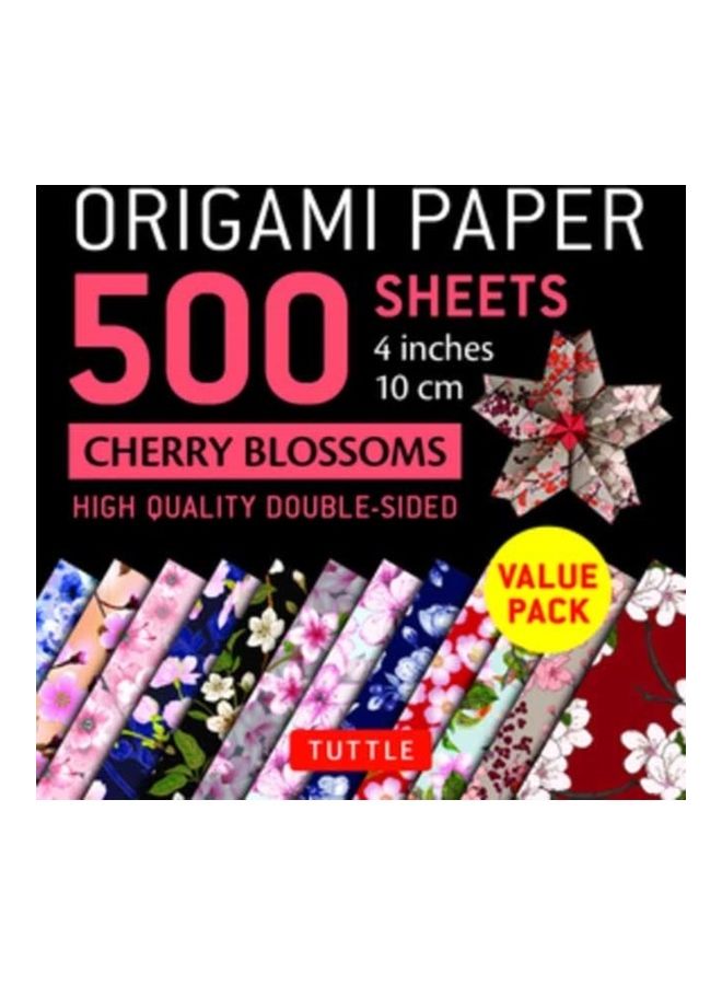 Origami Paper 500 Sheets Cherry Blossoms 4 (10 Cm): Tuttle Origami Paper: High-Quality Double-Sided Origami Sheets Printed With 12 Different Patterns - Image 3