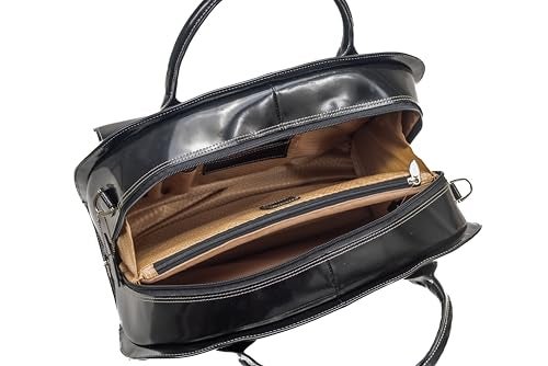 McKleinUSA McKlein W Series, Glen Ellyn, 15" Leather Detachable -Wheeled Ladies' Laptop/Computer & Tablet Business Briefcase Bag/Women's Rolling Overnight Travel Bag, Removable trolley case - Image 4