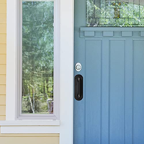 Xingwenhao Door Handle Pull Push Door Plate, 2pcs Door Push Plate Handles, Heavy Duty Barn Door Pulls, Cabinet Drawer Push Pull Handles for Kitchen Cabinet Drawer Window Sliding Closet Door Handles(200x65mm) - Image 5