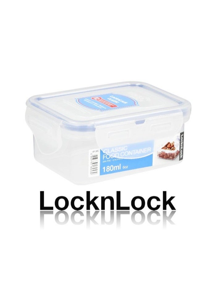 LOCK & LOCK LocknLock 180ml  Rectangular  Airtight Food Storage Container- BPA-Free, Microwave, Freezer, and Dishwasher Safe  - Image 2