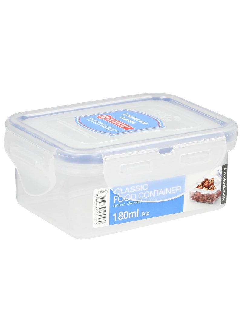 LOCK & LOCK LocknLock 180ml  Rectangular  Airtight Food Storage Container- BPA-Free, Microwave, Freezer, and Dishwasher Safe  - Image 3
