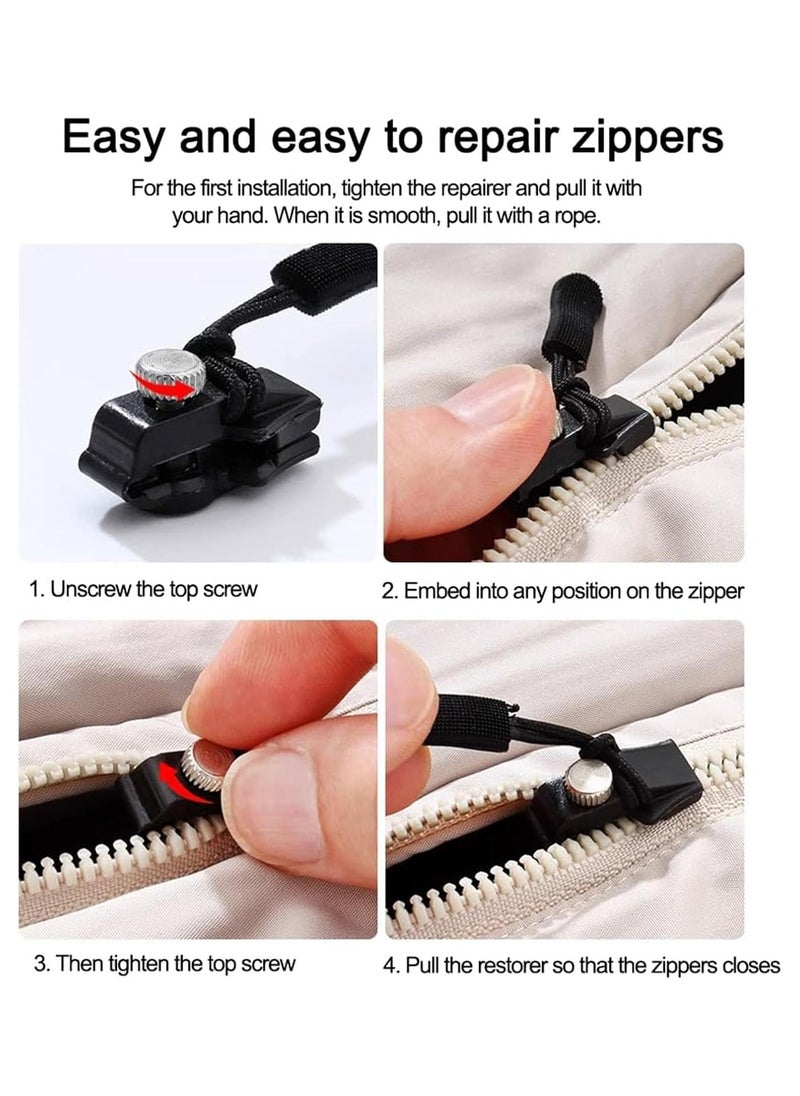 Generic - Zipper Repair 10pcs Replacement for Luggage, Backpacks, Jackets, Wallets - Image 1
