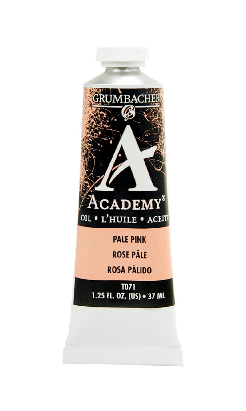 Grumbacher Academy Oil Paint 37ml125 Ounce Pale Pink T071