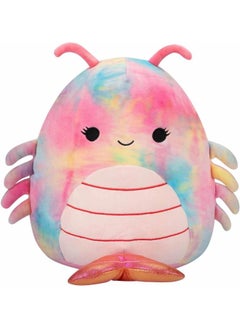 Squishmallows Squishmallows Candice Rainbow Medium Shrimp Toy, 12-Inch Size  - Image 1