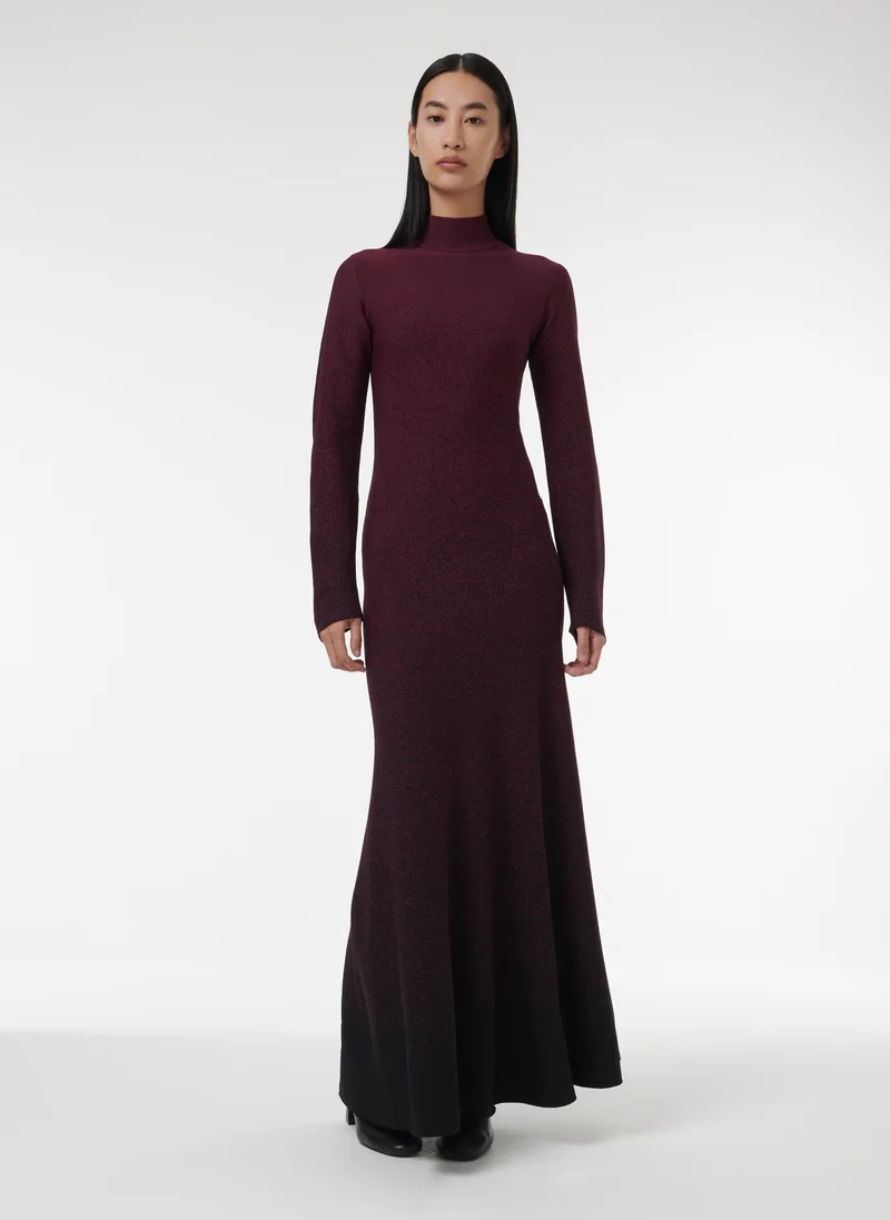 leem Gradient Jacquard Knit Dress