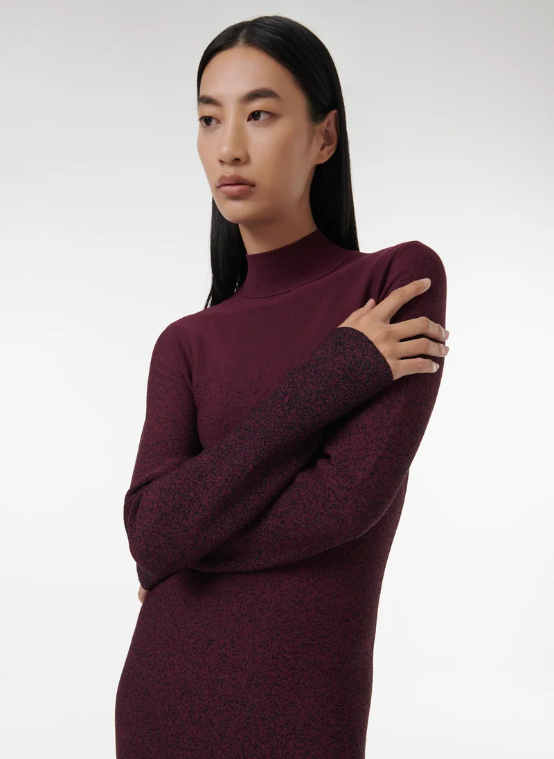 leem  Gradient Jacquard Knit Dress for Women | Best Price UAE