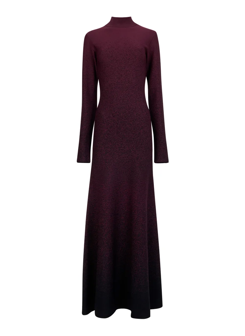 leem  Gradient Jacquard Knit Dress for Women | Best Price UAE