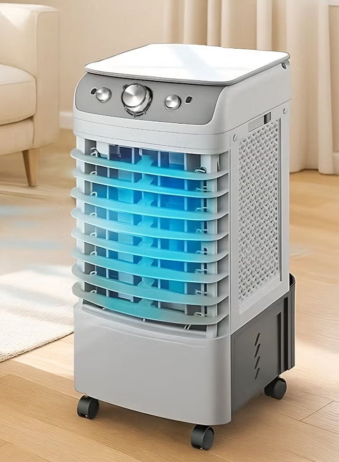 TOSCANA U 6 L Desert Air Cooler, Portable Desert Air Cooler with Water Tank and 3-Speed ​​Adjustable Air Conditioning Fan, 50W - Image 1