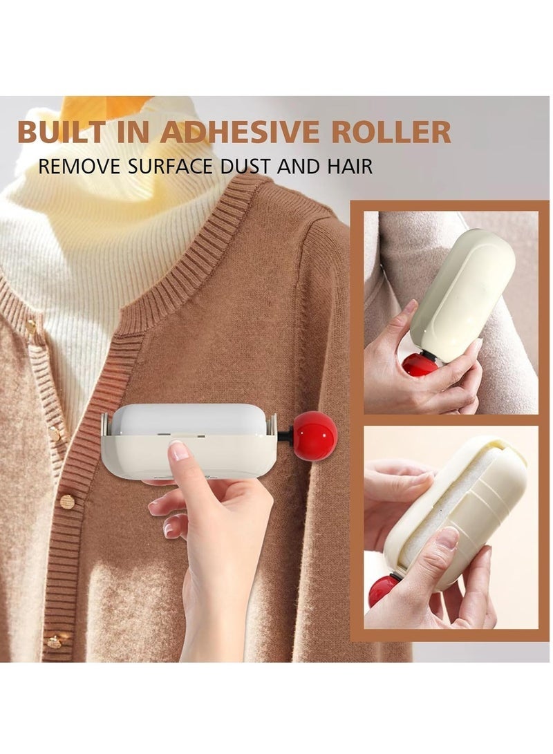 YelaJoy رول لاصق 2 في 1، رول لاصق لشعر الحيوانات الأليفة، رول لاصق محمول للملابس، مزيل شعر الحيوانات الأليفة، رول لاصق جل قابل للغسل وإعادة الاستخدام 2 في 1 للملابس، الأثاث، الحيوانات الأليفة والسفر (عبوة 2، أسود وأبيض) - Image 2