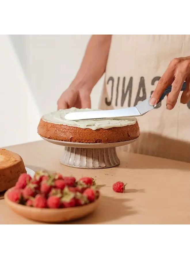 10 Inch Angled Frosting Spatula Stainless Steel Offset Blade For Cake Decorating Baking - Image 5