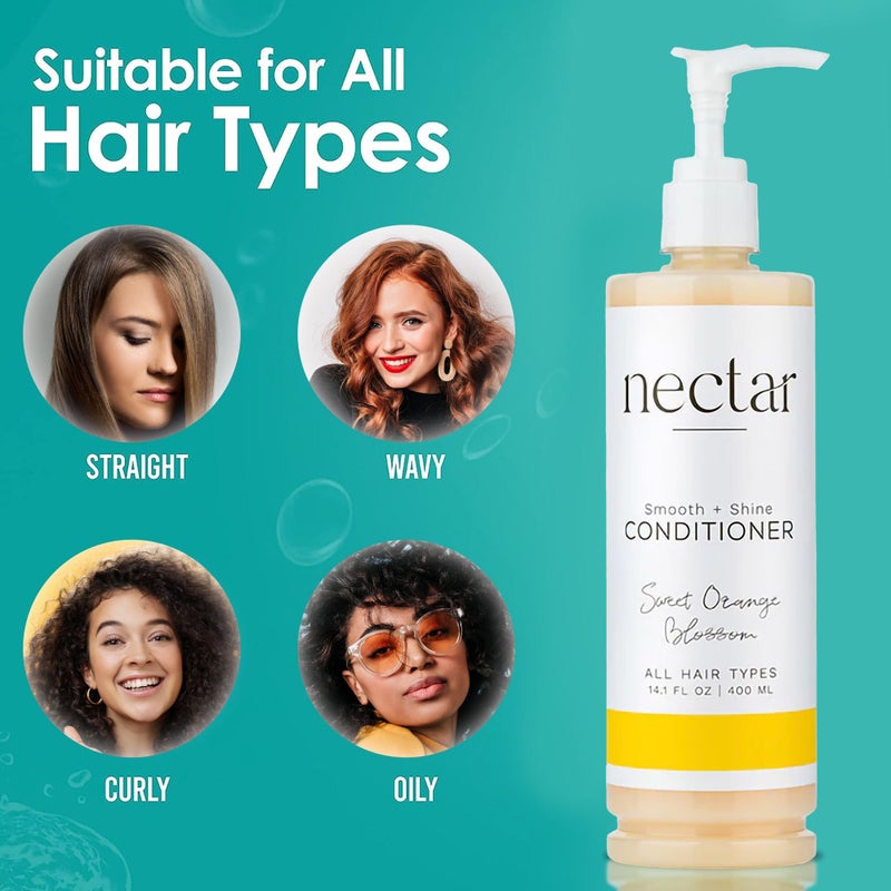 Nectar World Amenities Nectar Pump Bottle Hair Conditioner - Moisturizing Conditioner for Hair Care - Detangling Conditioner - Image 5