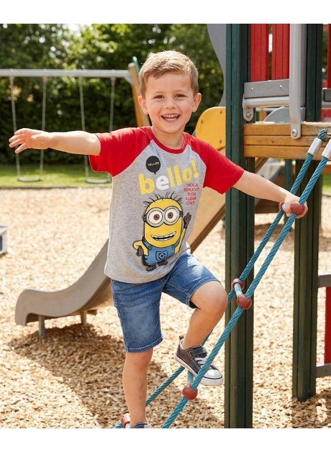 ديسبيكيبل مي مينيونز تي شيرت مينيونز ولد100%قطن - Image 3