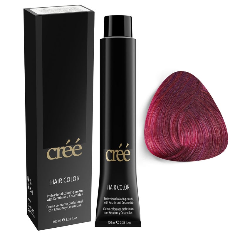 Cree Professional 726 Red Irisee Permanent Hair Color Long Lasting Rich Vibrant Gray Coverage 100ml 34 floz