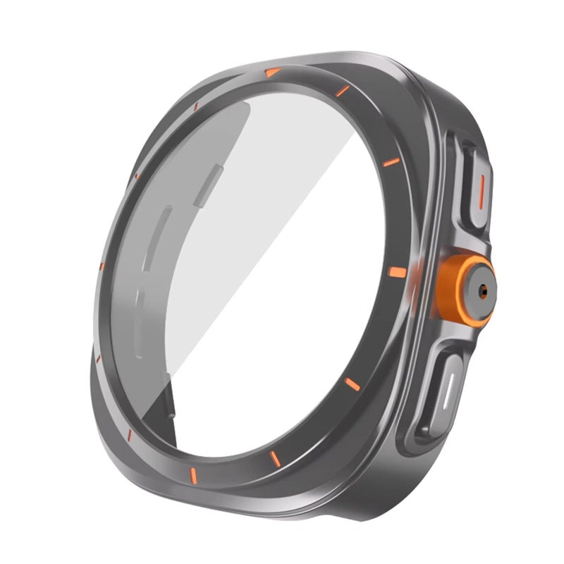 T TECLUSIVE Converter Case Compatible for Galaxy Watch 6 44mm to Galaxy Ultra | Full Protection Cover with Glass Screen Guard | Mod kit Convert into Ultra (Watch 6 44mm) - Image 1