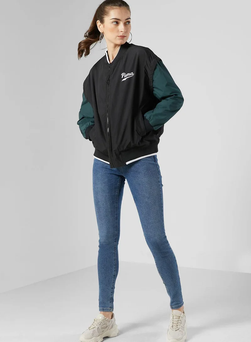 Puma  Team Letterman Jacket for Women | Best Price UAE