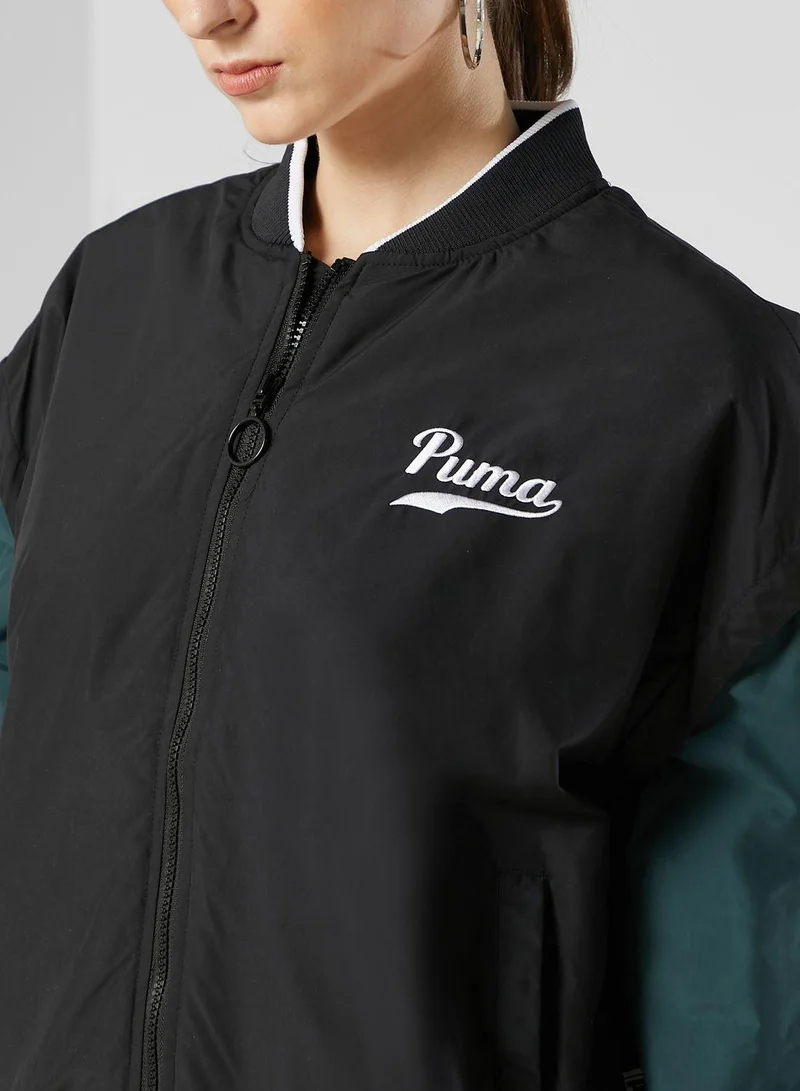 Puma  Team Letterman Jacket for Women | Best Price UAE
