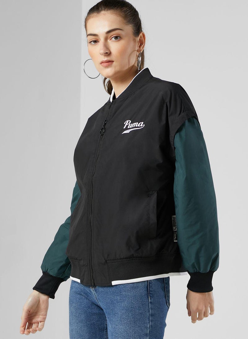 PUMA Team Letterman Jacket - Image 1