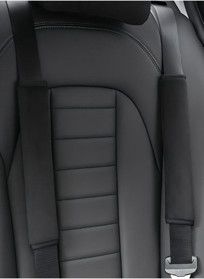 Ceamere 2pcs Soft Plush Car Seat Belt Covers  - Image 5