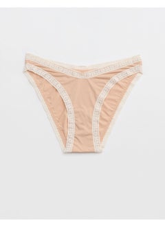 Aerie Smoothez Microfiber Lace Deatiled Briefs  - Image 1