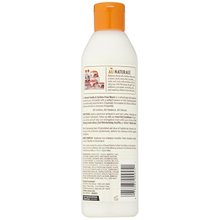 SOFT SHEEN Dark and Lovely Au Natural Anti-Shrinkage Beyond Gentle and Sulfate Free Wash, 13.5 Fluid Ounce - Image 2