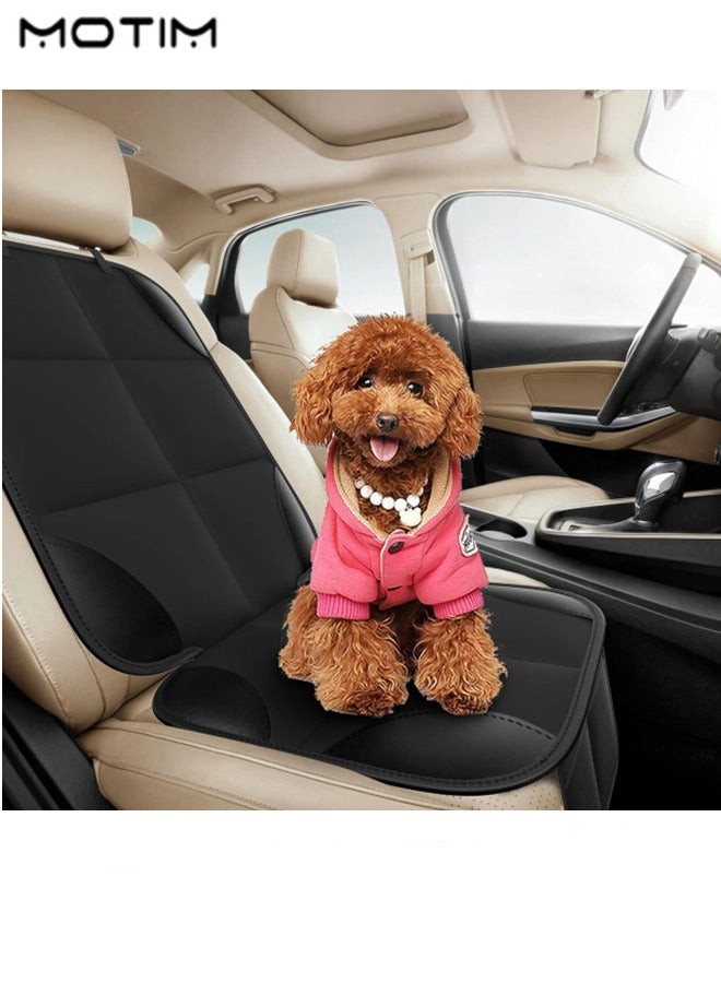 Motim 1 Pack, Waterproof Leather Car Seat Protector Cover, Car Seat Cushions, Anti-slip Car Pad with 2 Storage Pockets, Durable Scratchproof, Car Seat Protector for Baby and Pet  - Image 4