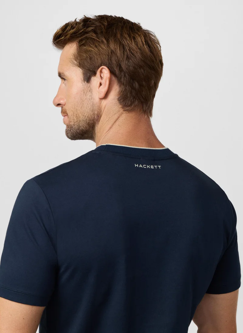 Hackett  Classic Fit Short Sleeve Branded T-Shirt for Men | Best Price UAE